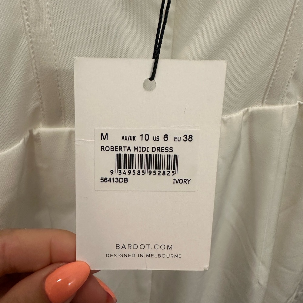 BARDOT Robert White Midi Dress - Picture 4 of 4